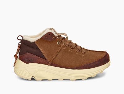 UGG Miwo Trainer High Mens Sneakers Chestnut/ Brown - AU 301CY